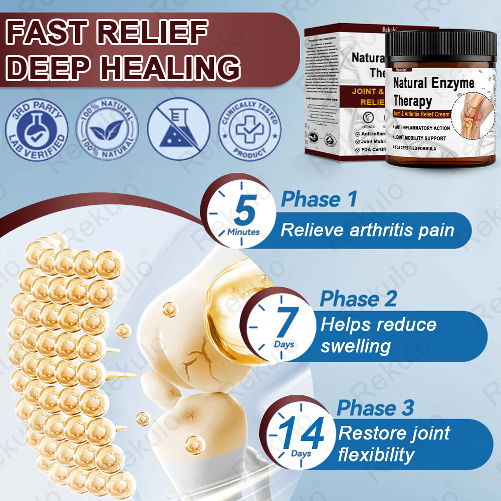 USA80%OFF✅FDA Certified :  Rekulo® Black Rice Pain Healing Bone Cream ( Treatment for arthritis, neuropathyy, rheumatic diseases, sports injuries, twitches and muscle spasms) (Copy)