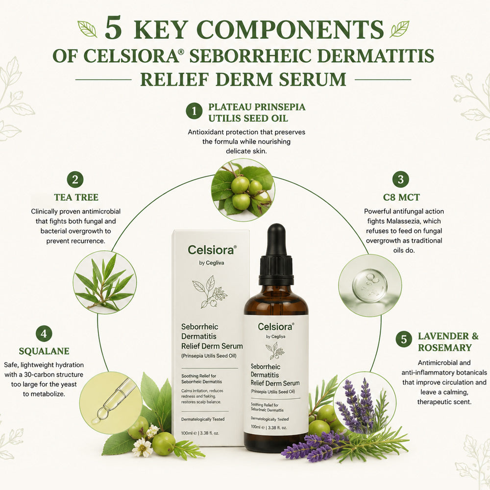 🌿Celsiora® Seborrheic Dermatitis Relief Derm Serum
