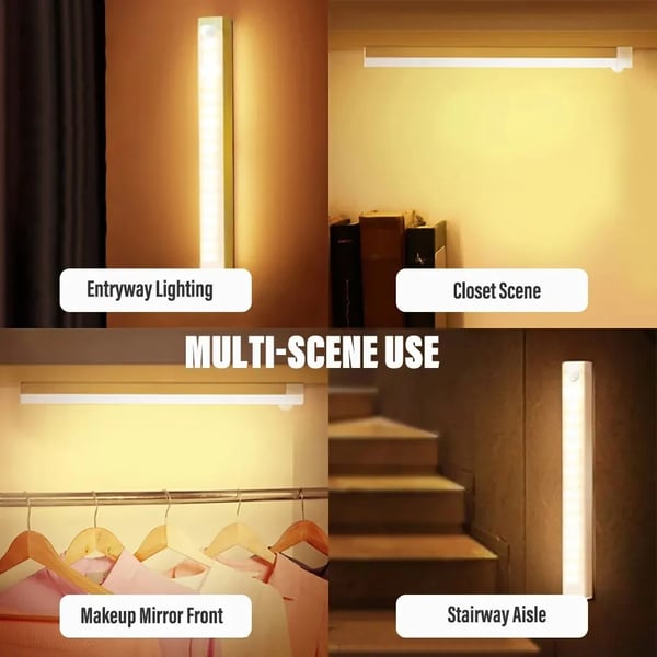 🎁Last Day Buy 2 Get 1 Free💡 Punch-free Smart Sensor Magnetic Rechargeable LED Lights-Remifa®
