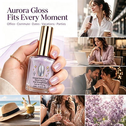 ✨🔥Limited-Time 40% OFF💜✨ Lilac Glossy Nail Strengthener – Instant Lilac Shine & Stronger-Looking Nails Over Time 💅