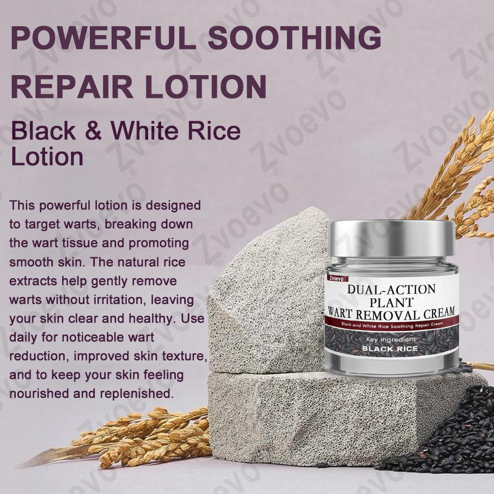Zvoevo® Black Rice Essence Cream👨‍⚕️ FDA Certified (Removes Skin Growths and Warts, Improves Actinic Keratosis and Purpura, Skin Cancer and Age Spots)