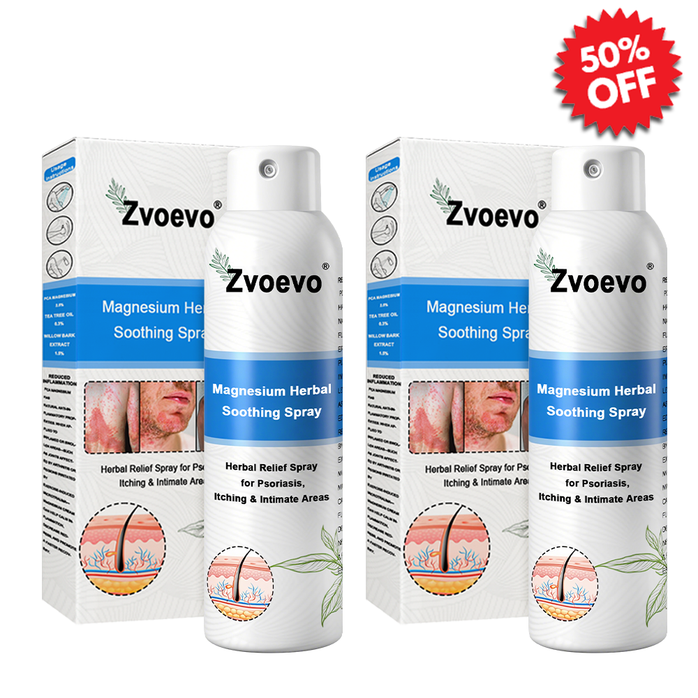 USA 80%OFF✅Official Store: Zvoevo®Magnesium Herbal Psoriasis Spray⚕️FDA Certified (Eliminates psoriasis and eczema, treats bacterial infections in the genital area, relieves joint pain and neuropathic pain, and treats acne and pigmentation) (Copy)
