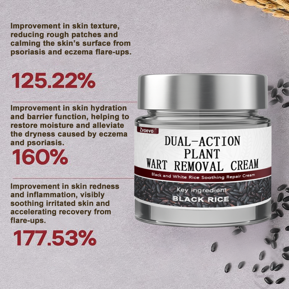 Zvoevo® Black Rice Essence Cream👨‍⚕️ FDA Certified (Removes Skin Growths and Warts, Improves Actinic Keratosis and Purpura, Skin Cancer and Age Spots)