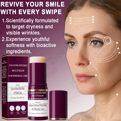 ✅ Official Flagship Store: Zvoevo® Calcium Collagen Repair Lip Balm 👩‍⚕️ FDA Certified (For wrinkles and fine lines, smooths glabellar lines and neck wrinkles, reduces crow's feet)