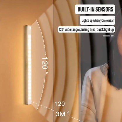 🎁Last Day Buy 2 Get 1 Free💡 Punch-free Smart Sensor Magnetic Rechargeable LED Lights-Remifa®