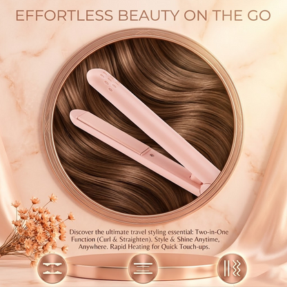 ⏳2-in-1 Mini Curling Iron