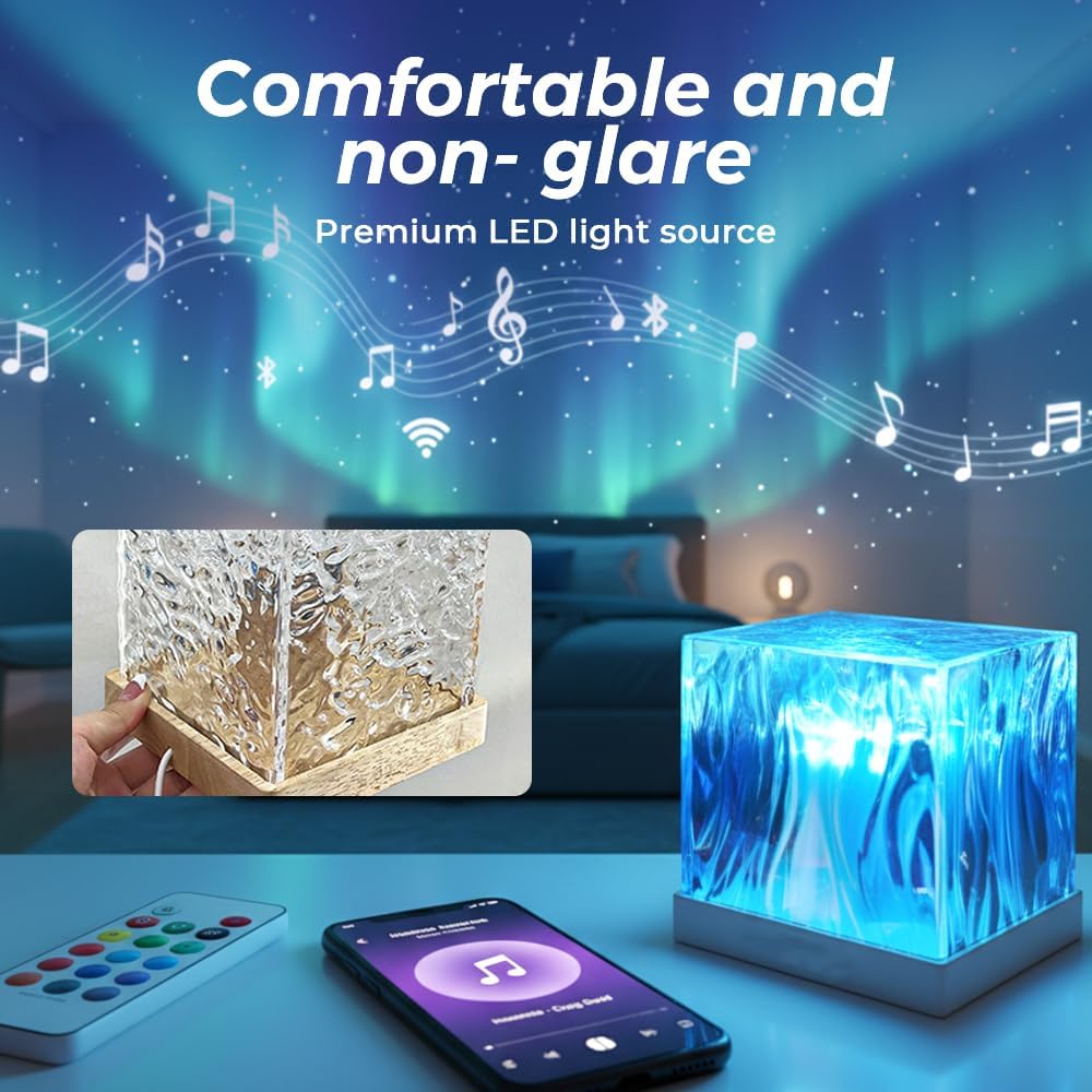 💥LAST DAY SALE 50% OFF💥Northern Dreamscape Projector, 2026 New 16 Color Aurora Light Projector, Mood Lighting for Bedroom, Perfect Christmas Gifts for Teens, Aurora Lamp for Decoration