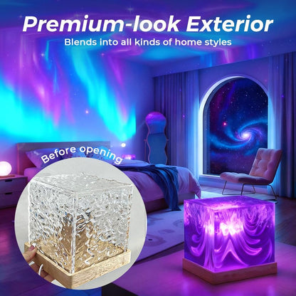 💥LAST DAY SALE 50% OFF💥Northern Dreamscape Projector, 2026 New 16 Color Aurora Light Projector, Mood Lighting for Bedroom, Perfect Christmas Gifts for Teens, Aurora Lamp for Decoration