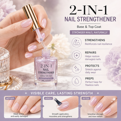 ✨🔥Limited-Time 40% OFF💜✨ Lilac Glossy Nail Strengthener – Instant Lilac Shine & Stronger-Looking Nails Over Time 💅