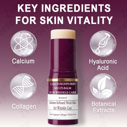 ✅ Official Flagship Store: Zvoevo® Calcium Collagen Repair Lip Balm 👩‍⚕️ FDA Certified (For wrinkles and fine lines, smooths glabellar lines and neck wrinkles, reduces crow's feet)