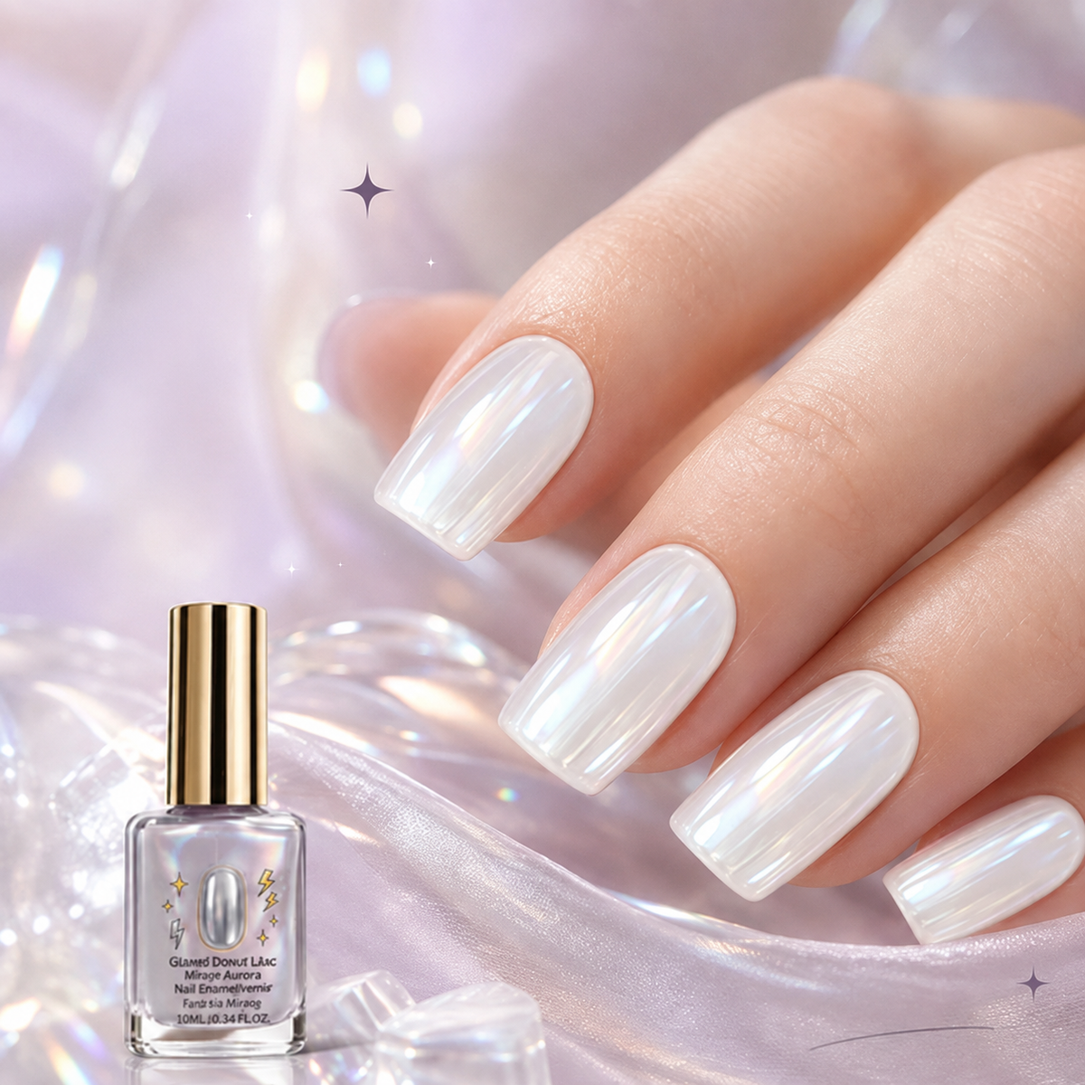 ✨🔥Limited-Time 40% OFF💜✨ Lilac Glossy Nail Strengthener – Instant Lilac Shine & Stronger-Looking Nails Over Time 💅