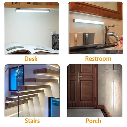 🎁Last Day Buy 2 Get 1 Free💡 Punch-free Smart Sensor Magnetic Rechargeable LED Lights-Remifa®