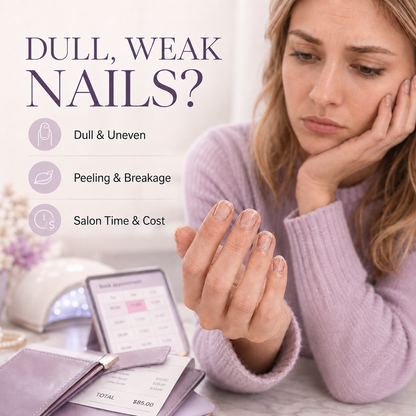 ✨🔥Limited-Time 40% OFF💜✨ Lilac Glossy Nail Strengthener – Instant Lilac Shine & Stronger-Looking Nails Over Time 💅