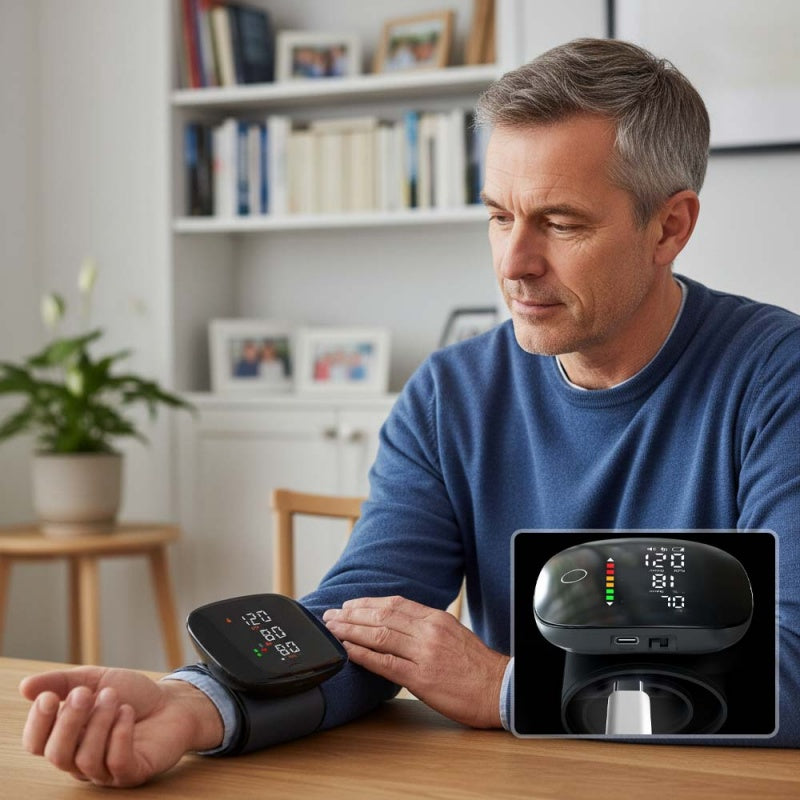 ✨Portable and Accurate Wrist Blood Pressure Monitor✨ -Remifa®